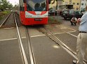 KVB Bahn entgleist Koeln Suelz Hermeskeilerstr Am Beethovenpark P106